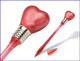 Bolígrafos con Luz Forma de Corazón - Bolígrafos con Soporte - BOLIGRAFOS Y LAPICES - Regalos para empresas