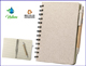 Libretas ecológicas con bolígrafo de cubierta de caña de trigo - PEQUEÑAS A6 - LIBRETAS Y CUADERNOS - Regalos para empresas