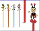Lápices con Muñecos - Regalos de Dibujo y Pintura - Regalos para NIÑOS - Regalos para empresas