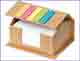 Casa de Cartón reciclado con Notas y Post-it marcadores - Reglas - OFICINA - Regalos para empresas