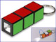 Llaveros Rubik con luz - Plástico - LLAVEROS PROMOCIONALES - Regalos para empresas