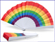 Abanicos Multicolores LGTBI - Sombrillas - Regalos de VERANO - Regalos para empresas