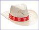 Sombreros de Paja con cinta de poliéster personalizada - Sombrillas - Regalos de VERANO - Regalos para empresas