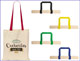 Bolsas de Algodón Natural con Asas de Colores - Bolsas ALGODON - BOLSAS PUBLICITARIAS - Regalos para empresas