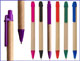 Bolígrafos de Cartón Reciclado - Bolígrafos y Lápices - Regalos ECOLOGICOS - Regalos para empresas