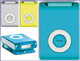 Podmetros con clip con forma de iPod -  - OFERTAS Merchandising - Regalos para empresas